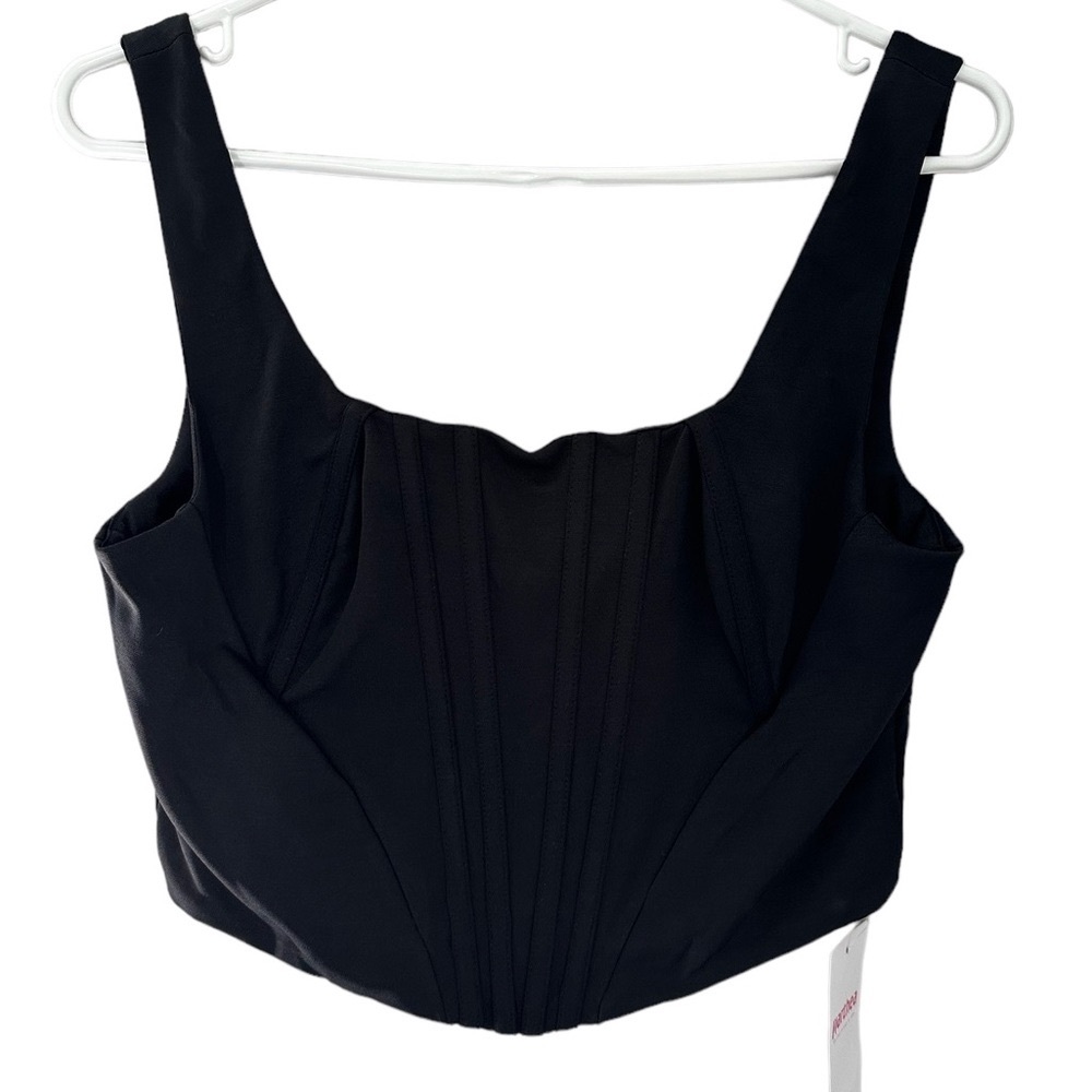 NWT Shein Solid Asymmetrical Hem Crop Tank Top